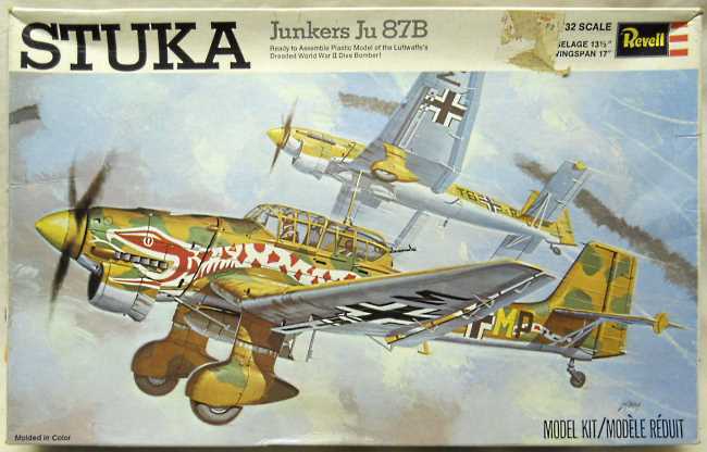 Revell 1/32 Junkers Ju-87B Stuka 'The Snake', H298 plastic model kit